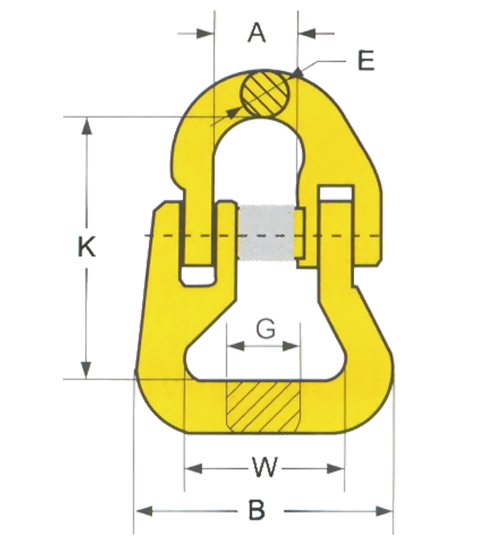 G80  Sling Connector Alloy Steel kailipu G80 Rigging