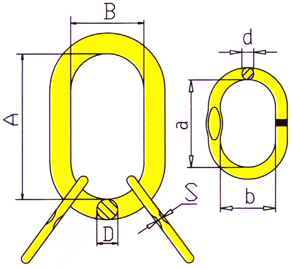 A347 Master Link Assembly G80 Rigging AccessoriesKailipu