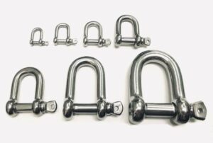 large d shackle stainless steel