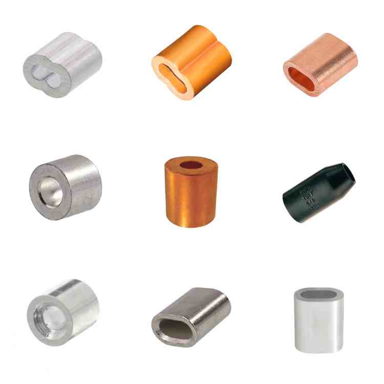 wire rope ferrule aluminum sleeves supplier China rigging hardware manufacturer