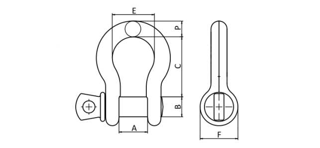 3 4 D Ring Shackle, Off Road Towing Shackles