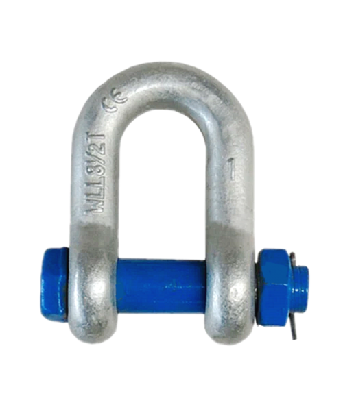 safety chain shackle blue pin