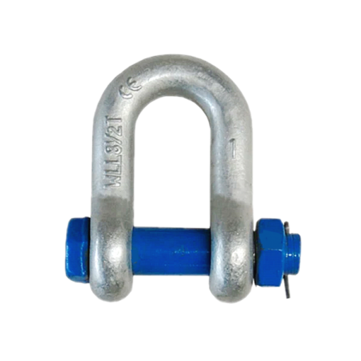safety chain shackle blue pin
