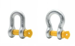shackle sizes screw pin shackle