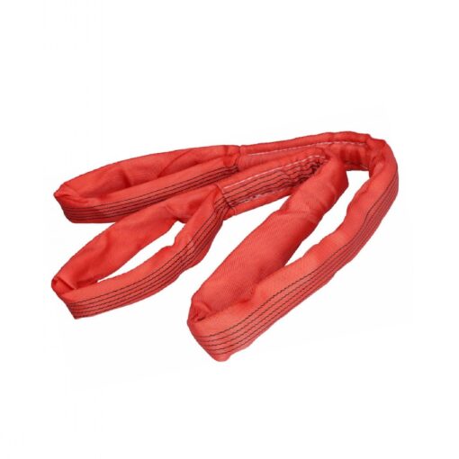 soft webbing sling eye and eye-5T red_