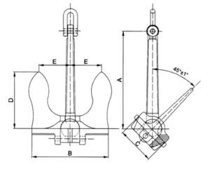 Baldt Stockless Anchor-marine-qingdao kailipu