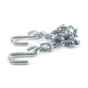 Trailer Safety Chains with S-Hooks-