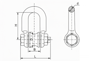 Roller Shackle size